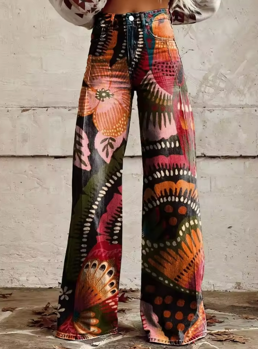 Lunora™ | Boho Vintage Broek