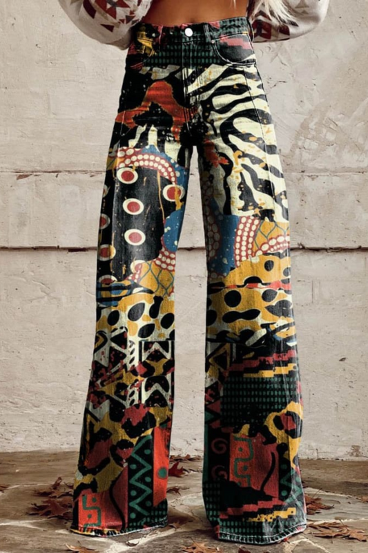 Lunora™ | Boho Vintage Broek