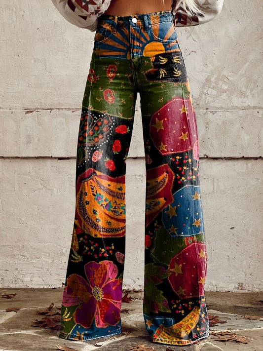 Lunora™ | Boho Vintage Broek