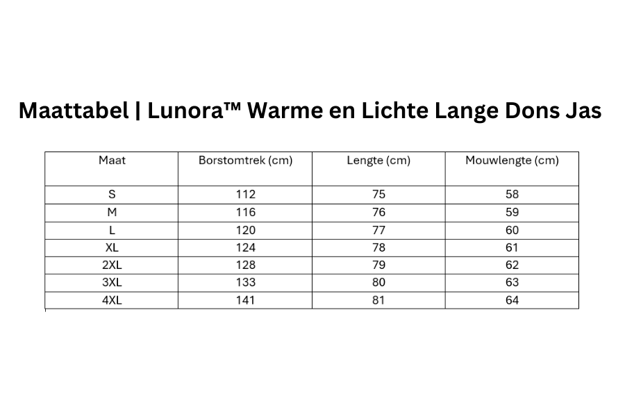 Lunora™ | Warme en Lichte Lange Dons Jas