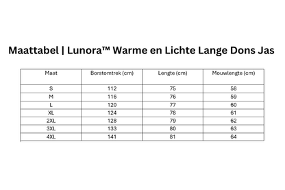 Lunora™ | Warme en Lichte Lange Dons Jas