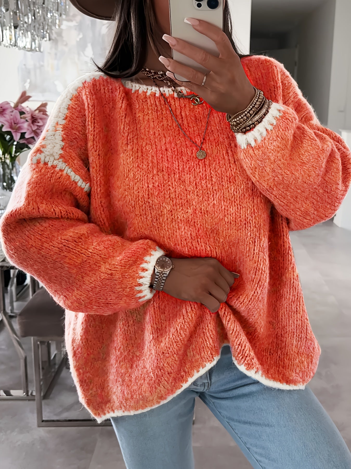 Lunora™ | Roxan Off-Shoulder Sweater