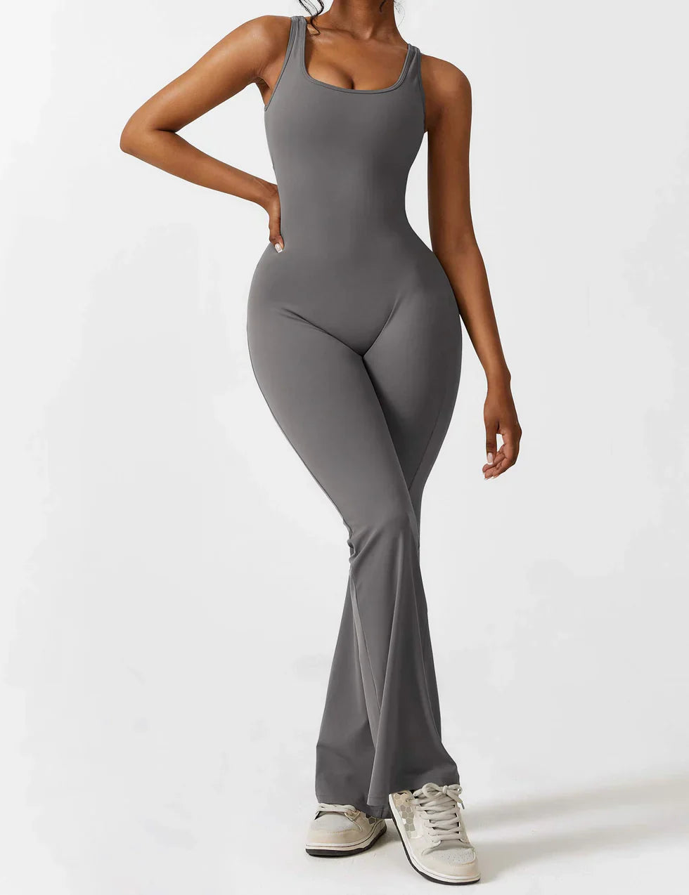 Lunora™ | Elena Flared Jumpsuit