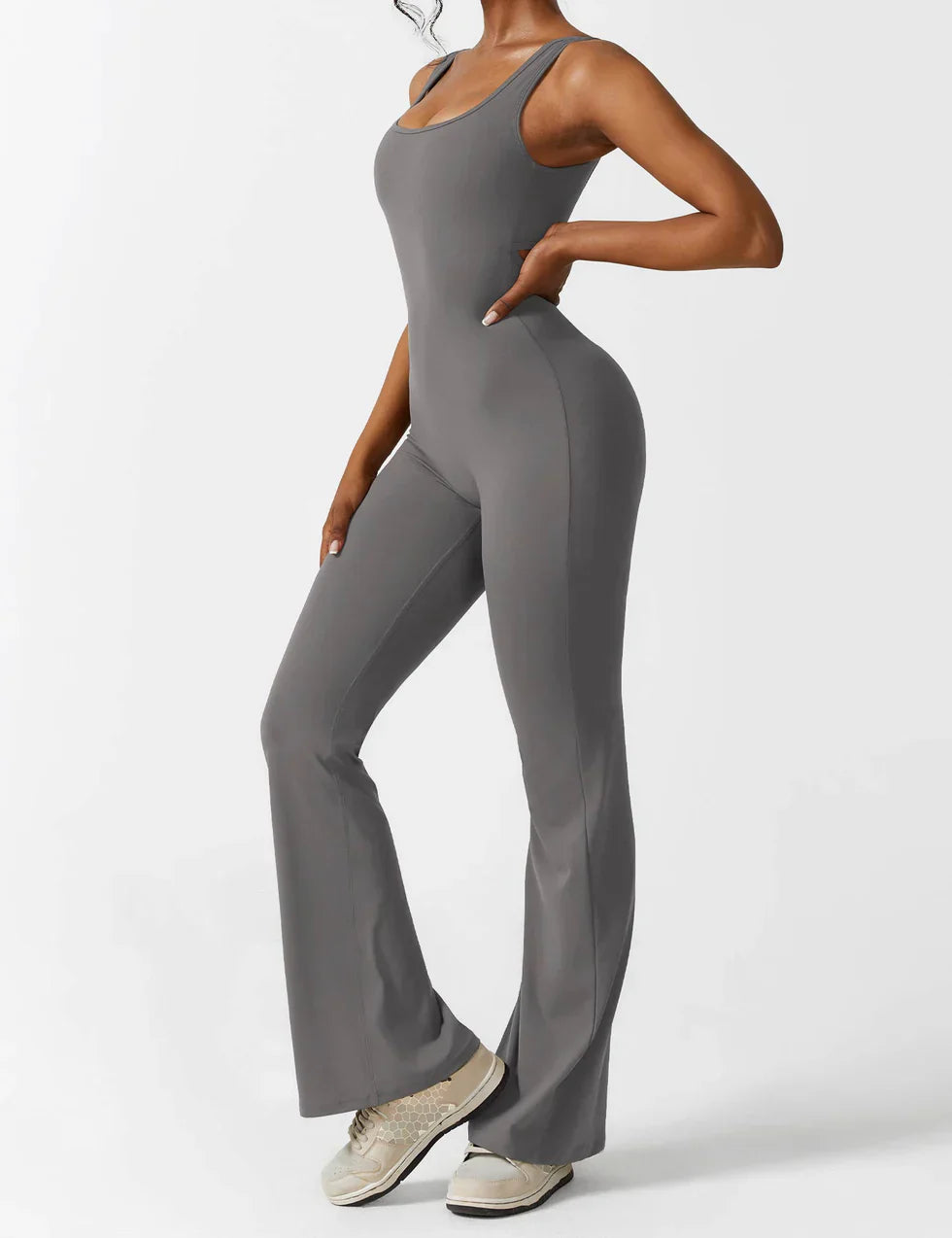 Lunora™ | Elena Flared Jumpsuit