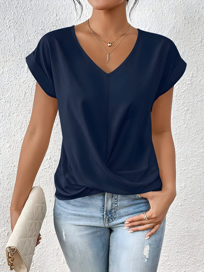 Lunora™ | Casual T-shirt met V-hals